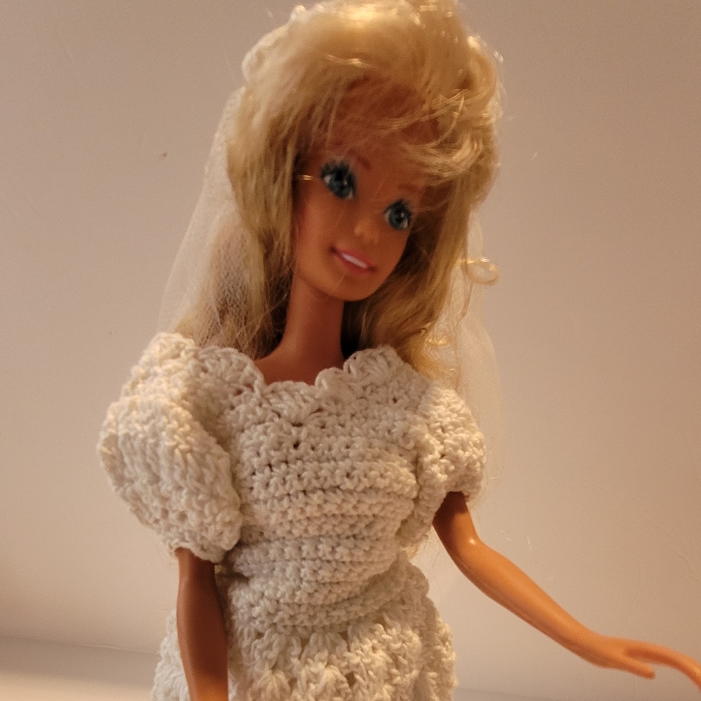 Malaysia Barbie Mattel 1966 crocheted dress